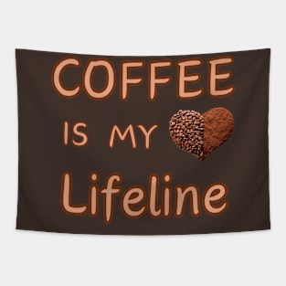 Coffee Lifeline Tapestry