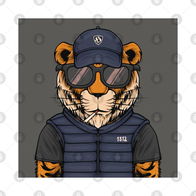 Cute Tiger Tshirt by BERKAH SERAWUNG