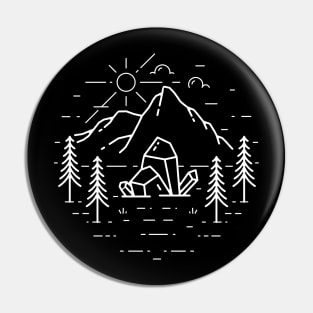 Crystal of the Mountain Pin