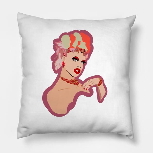 Yvie Oddly Pillow by KaiVerroDesigns