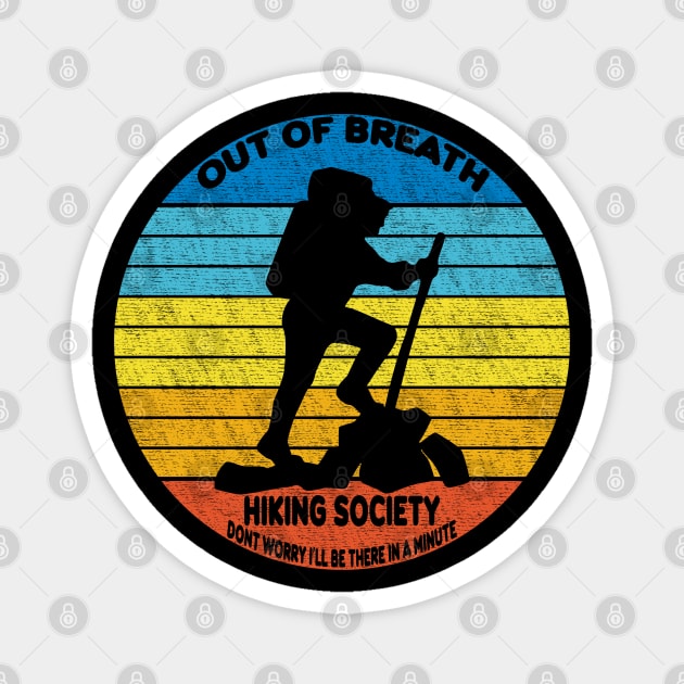 hiking society Magnet by jorinde winter designs