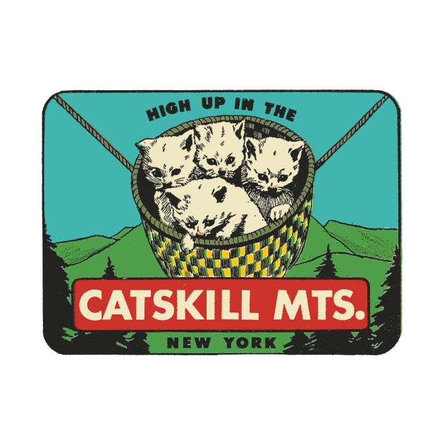 Vintage Style Catskill Mountains by zsonn