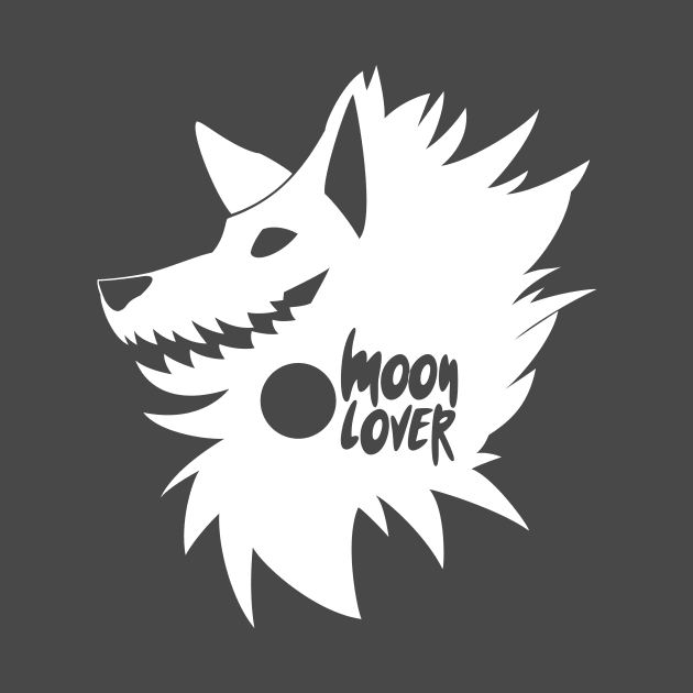 Moon Lover (Light/Transparent Text) by Grimwicks