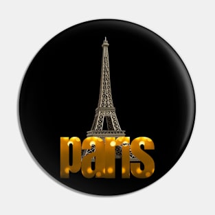 Eiffel Elegance: Paris Edition Pin