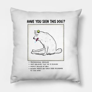 Have You Seen This Dog? Pillow