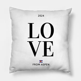 Love from Aspen Pillow