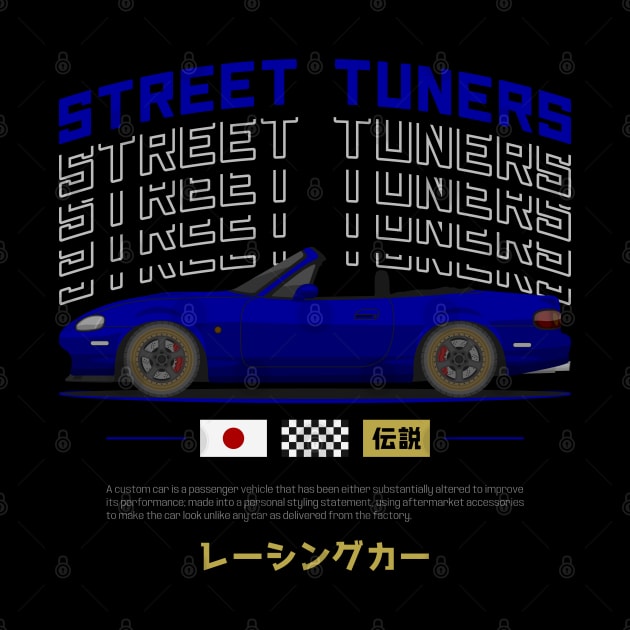 Tuner Blue NB Miata Roadster JDM by GoldenTuners