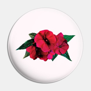 Magenta Impatiens Pin