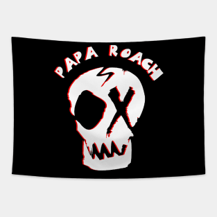 papa roach skull Tapestry