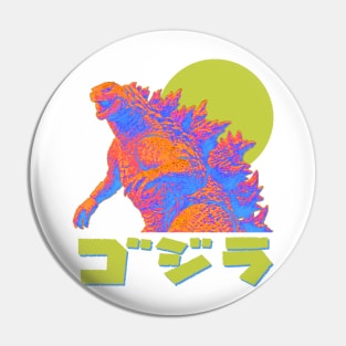 Electric Godzilla Pin