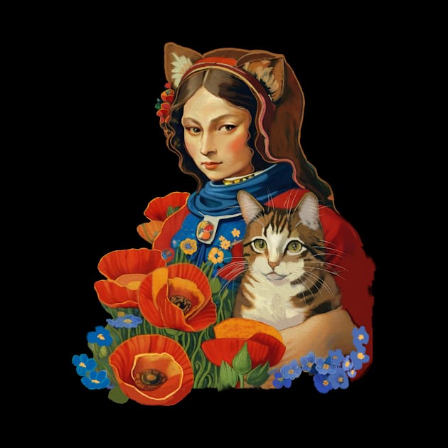 Mona Lisa and the Cat by TatianaBS