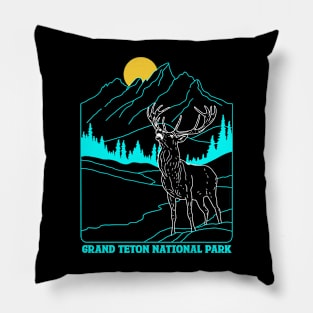 Grand Teton National Park Pillow