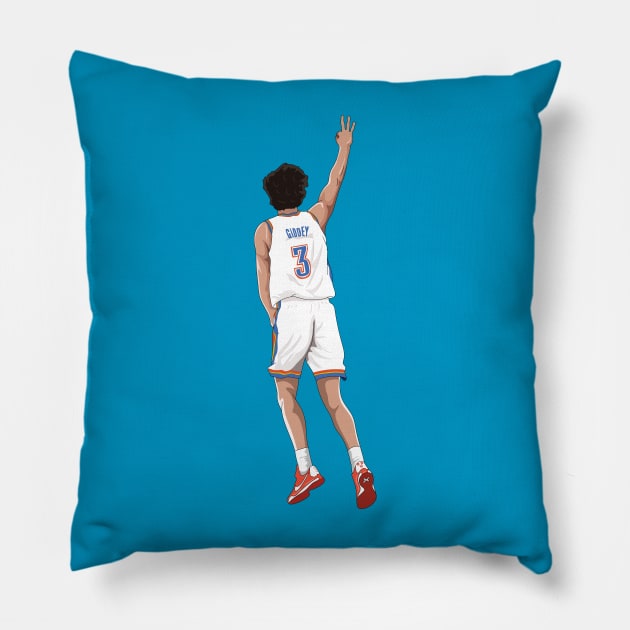 Josh Giddey Pillow by xavierjfong