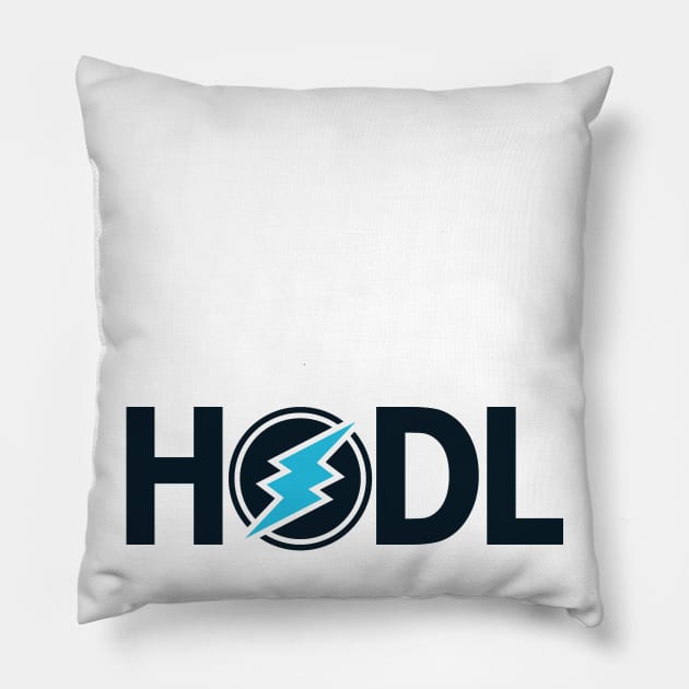 HODL Electroneum ETN Pillow by CryptographTees