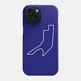 Adelaide Street Circuit [outline] Phone Case