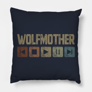 Wolfmother Control Button Pillow