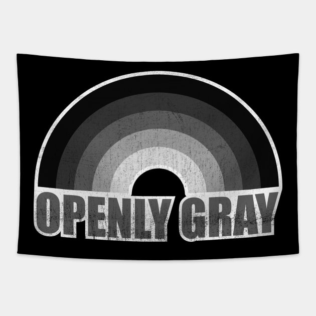 Openly Gray Tapestry by Alema Art