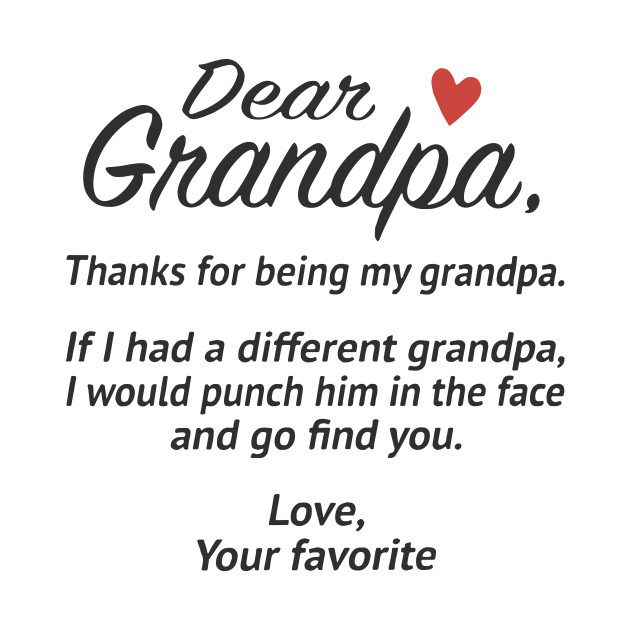 dear grandpa in heaven Dear grandpa