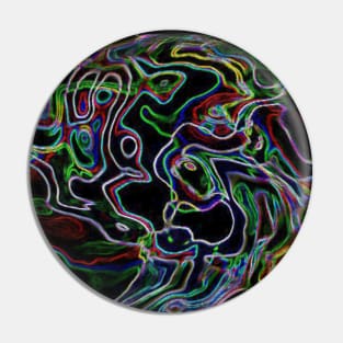 Neon Noodles Pin