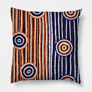 Aboriginal Art - Scar Tree Pillow