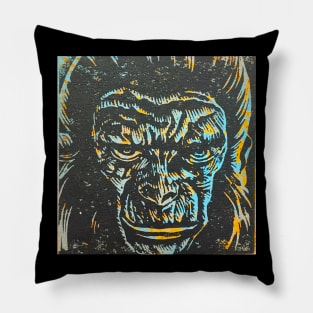 pop art planet of the apes dr zaius cornelius comic books  warhol lichtenstein Pillow