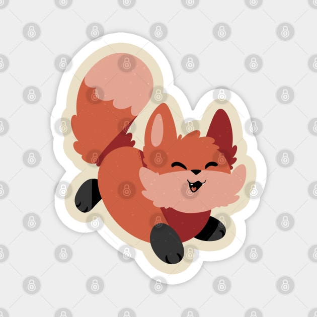 Happy Fox Magnet by GhastlyRune