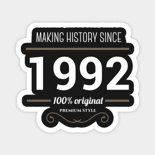 Making history since 1992 Magnet