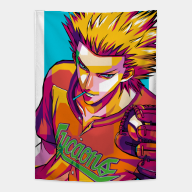 Toa Tokuchi One Outs - Anime And Manga - Tapestry | TeePublic Toa Tokuchi One Outs - Anime And Manga - Tapestry | TeePublic