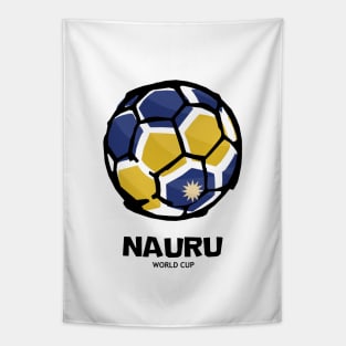 Nauru Football Country Flag Tapestry