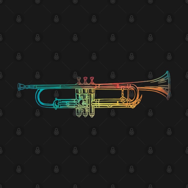 Rainbow cornet horizontal by AdiDsgn