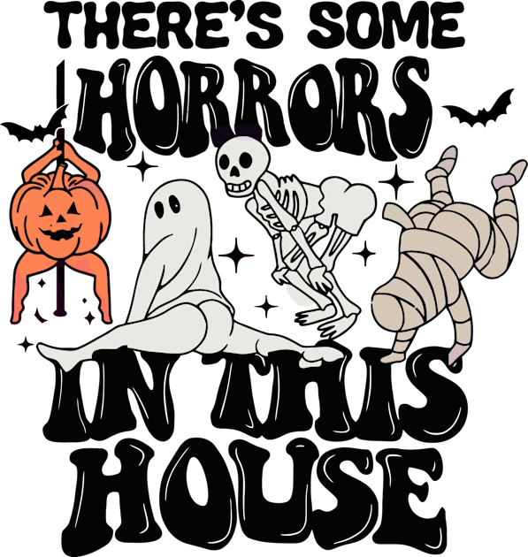 There's Some Horrors In This House Kids T-Shirt by TheDesignDepot