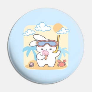 Sun, Sand, and Smiles: Loppi Tokki's Perfect Summer Day Pin