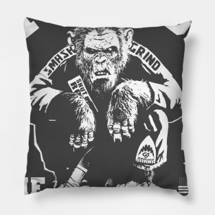 Gentle Art Chimp Pillow