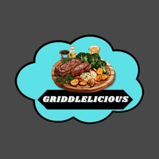 Griddlelicious Blue Cloud T-Shirt