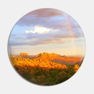 A Rainbow in Sedona Pin