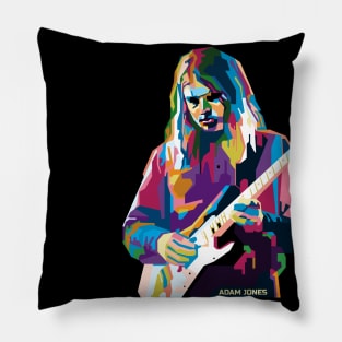 Abstract Guitarist Adam Jones in WPAP Pillow