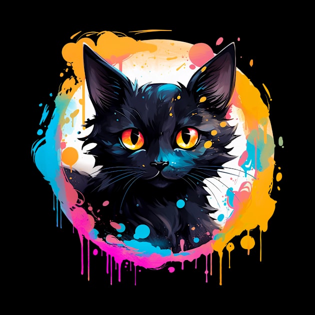 Cat painting by NemfisArt