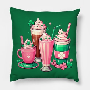 St. Patrick's Drinks Collection Pillow