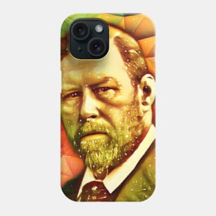 Bram Stoker Snow Portrait | Bram Stoker Artwork 9 Phone Case