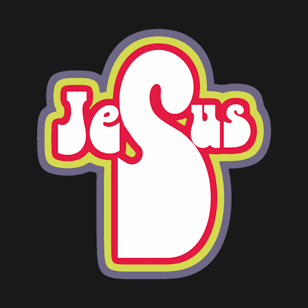 Jesus Cross Typography by AlondraHanley