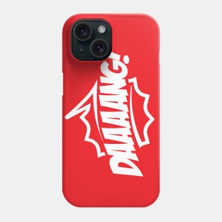 Daaang - Talking Shirt (White on Red) Phone Case