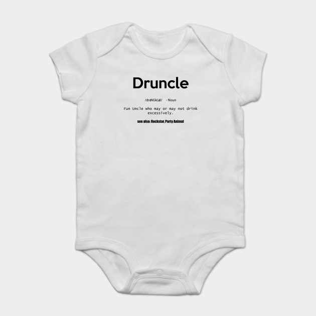 funny uncle baby onesies