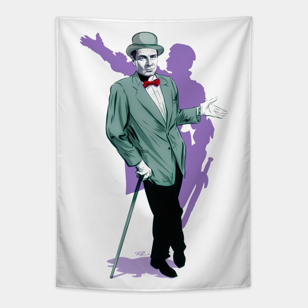 Laurence Olivier- An illustration by Paul Cemmick Tapestry by PLAYDIGITAL2020