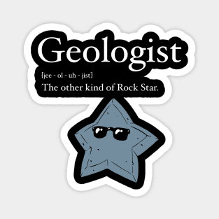 Geology T Shirt I Rock Star stone Magnet