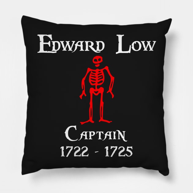 Captain Edward Low Pillow by CompassandBlade