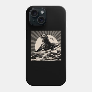 OTTER 841 Surfing Otter Santa Cruz Phone Case