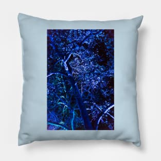 Blue Haunting Pillow