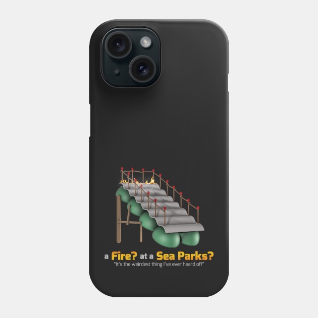 A Fire at a Sea Parks? Phone Case by aptmedia