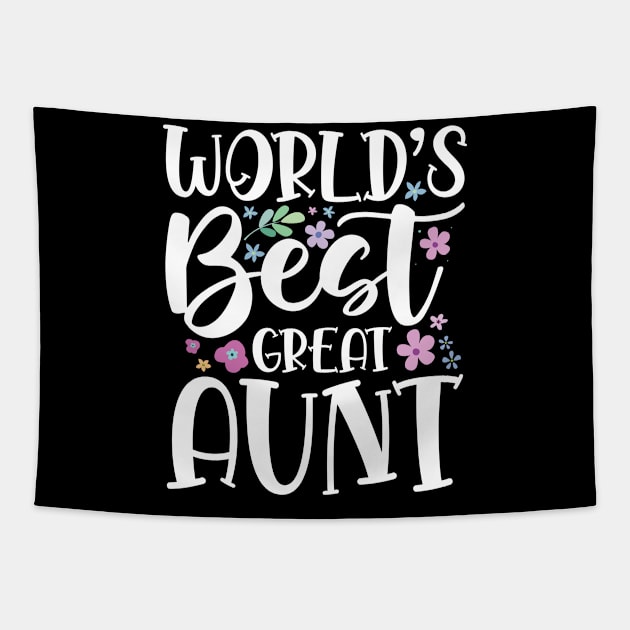 World's Best Great Aunt Tapestry by AngelBeez29