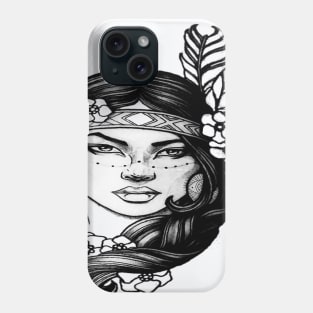 indie power girl Phone Case